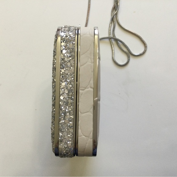 Henri Bendel Glitter Croc Embossed Clutch - Picture 9 of 11